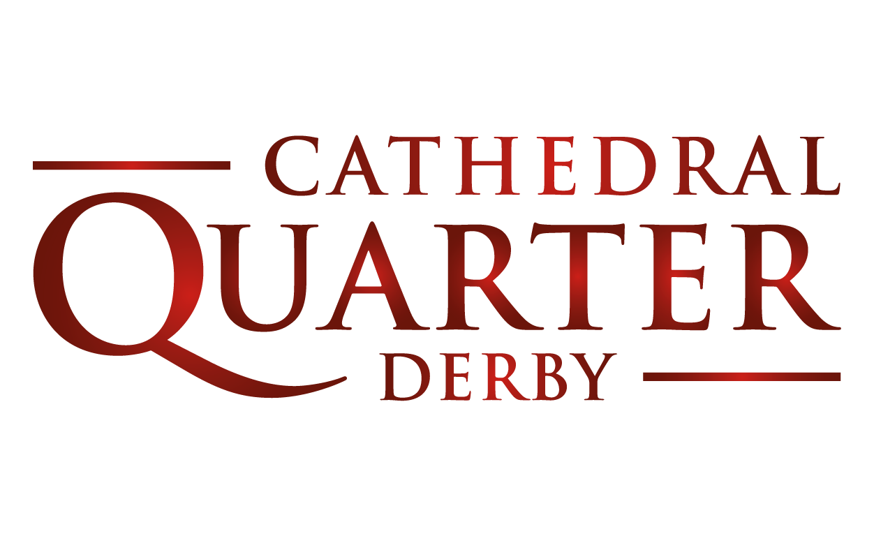 Cathedral Quarter Derby text logo