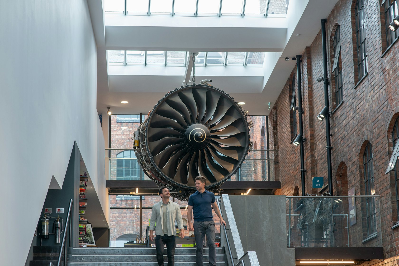 Rolls Royce engine at the Museum of Making, Derby credit Visit Derby