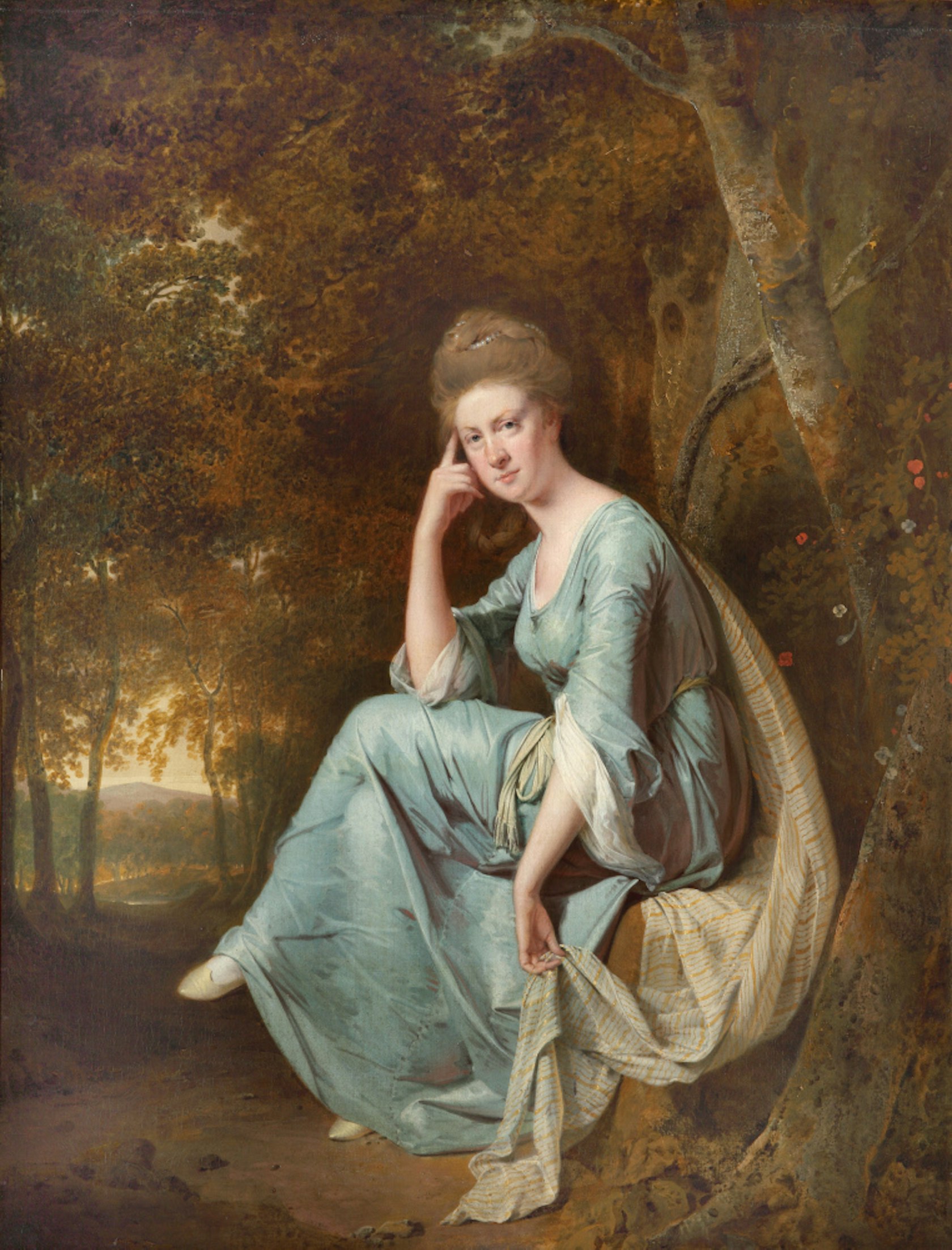Ellen Goodwin, Mrs Henry Case-Morewood (1740/41-1823) by Joseph Wright of Derby, ARA (Derby 1734 – Derby 1797)