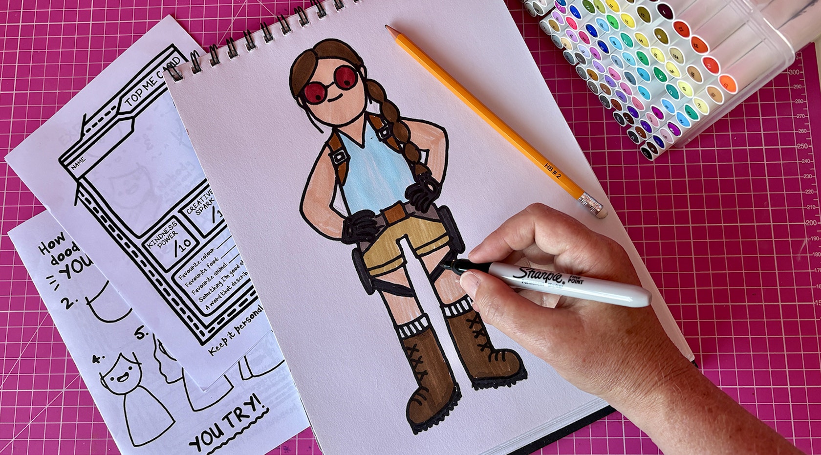 DM Summer Club character design